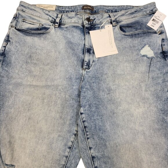 DL 1961 Performance Patti Straight High Rise Vintage Ankle SZ 20W $209 MSRP - Picture 5 of 16